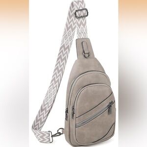 Boho Gray Sling Bag